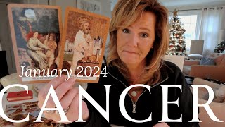 CANCER  You Need TIME Cancer  January 2024 Zodiac Tarot Reading [upl. by Yzeerb]