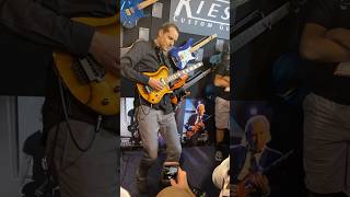 TIM MILLER IMPROVISING AT NAMM 2020 guitarimprovisation kieselguitars timmiller allanholdsworth [upl. by Mw435]