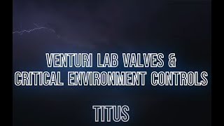 Dorse Power Hour 2024 Venturi Valves amp Critical Environment Controls by Titus [upl. by Chernow614]