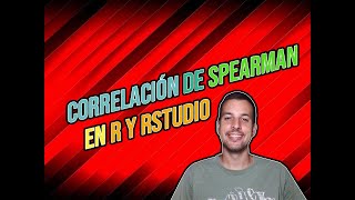 Cómo Realizar Correlación de Spearman en RStudio [upl. by Anaujnas]