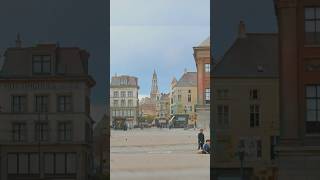 City Square in Groningen Netherlands in 1919  Restored Footage [upl. by Tioneb681]