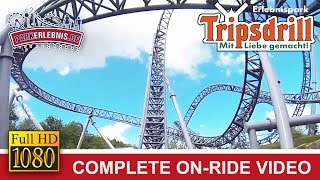 KARACHO Achterbahn OnRide in Tripsdrill FULL HD POV [upl. by Yltnerb]