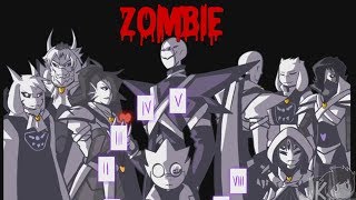 Underverse AMV  Zombie Bad Wolves [upl. by Astrahan165]