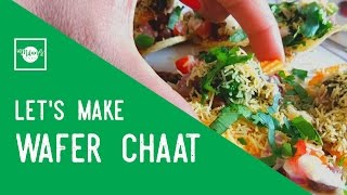 How to make Wafer Chaat  Chaat Recipe [upl. by Audras594]