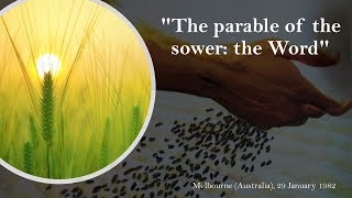 The parable of the sower the Word [upl. by Hsina]