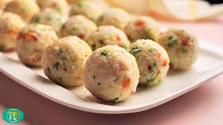 Cheesy Rice Balls Using Leftover Rice [upl. by Latta]