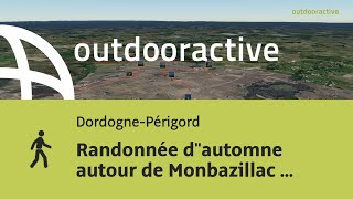 Randonnée dautomne autour de Monbazillac le 11 novembre 2024 [upl. by Yrrad]