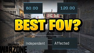 Best Field of View FOV for Warzone Affected Vs Independent ADS Comparison [upl. by Kornher]