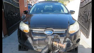 2014 Ford Focus  ThermostatThermostat Housing Replacement [upl. by Adama685]