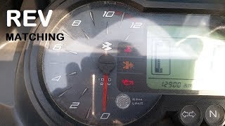 What is Rev Matching  Downshift  How to Rev Match  On a Motorcycle [upl. by Nnylacissej350]