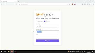 Tekno Sınav Eğitim Otomasyon Programı Teknokarne Sistemi [upl. by Anhoj104]