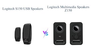 Logitech S150 USB Speakers vs Logitech Z150  Full Comparison 🎧🔊 [upl. by Bathsheba30]