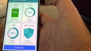 How to clean up the SAMSUNG S7 with Smart Manager [upl. by Simpson943]