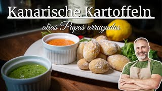 Kanarische Kartoffeln mit Mojo Verde und Mojo Rojo [upl. by Carrissa]