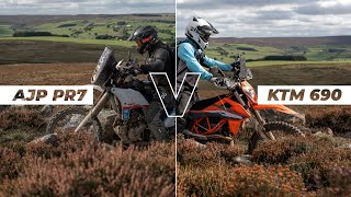 AJP PR7 versus KTM 690 Which is best [upl. by Munford982]