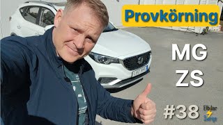 38 Provkörning av MG ZS EV 2021  Elbilar i Sverige [upl. by Sucramd]