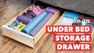 How to Build an Under Bed Storage Drawer [upl. by Ikkaj915]