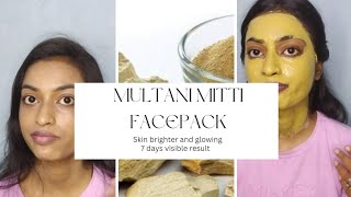 Natural DIY facepack for brighter and glowing skin skincare skintips diyfacepack multanimitti [upl. by Acissej]