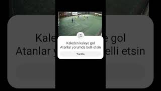 Kaleden kaleye müthiş gol futbol galatasaray fenerbahçe soccer beşiktaş football halısaha [upl. by Leyes]