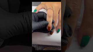 Just a quick little tortie tutorial 🐢💚 tortienails nailvideos nailtutorial [upl. by Daffie793]