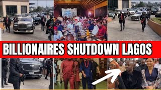 Igbo Billionaires Obi Cubana EMoney At Jowizaza Sisters Wedding With Massive Shutdown [upl. by Shira354]