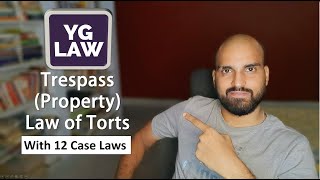 Trespass to Property  Immovable Land and Movable  Law of Torts [upl. by Yram975]