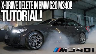 XDrive Delete in BMW G20 M340i Tutorial [upl. by Agneta248]