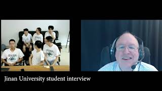 ISC21 Jinan University student interview [upl. by Ahs]