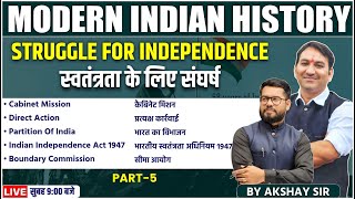 struggle for independence in india  THIRD PHASE 1935 1947  Modern History For CDS NDA [upl. by Airlie]