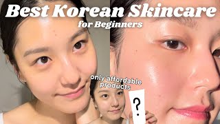 Korean skincare products  simple routine for beginners each skin type [upl. by Pohsib]