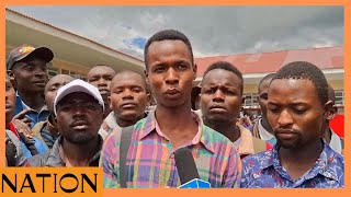 Kenyans turn up in numbers in Nakuru for national youth job recruitment pogramme [upl. by Seessel506]