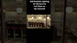 How to Add Realistic LED Lighting to Miniature Dioramas diy diorama miniature [upl. by Che]