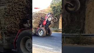 tractor trolley fully loaded short tractor trending viralvideo tractorlover [upl. by Anitsrihc199]