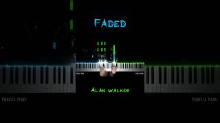 Alan Walker  Faded Piano Cover Faded AlanWalker PianellaPianoShorts [upl. by Alemap542]