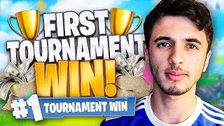 I Won My First PRO Fortnite Tournament  Fortnite Battle Royale [upl. by Alah814]