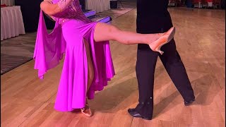 Emerald Ball 2023 ProAm American Smooth Open Gold  Viennese Waltz EmeraldBallDancesport [upl. by Aicilec220]