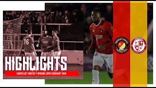 HIGHLIGHTS  Ebbsfleet United Vs Woking [upl. by Aikahc290]