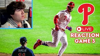 Phillies Fan Live Reaction To The Bryce Harper Stare Down [upl. by Akinom]