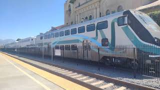 WB Metrolink Train At San Bernardino Ca bigbossrailfanner [upl. by Theta538]