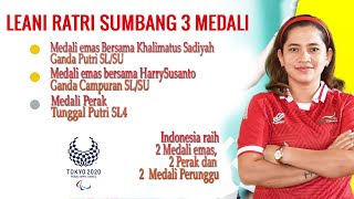 Indonesia Rebut 2 Medali Emas Badminton Paralympics Tokyo [upl. by Anifares]