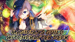 Magicians Guild Witchcrafter Deck  YuGiOh Link Evolution  June 2022 BritishPiper amp Requiem [upl. by Lossa]