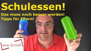 Gesundes Schulessen  Was noch besser werden muss  Tipps für Eltern [upl. by Aikrahs]