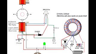 Schematics for Joule Thief Bedini [upl. by Pricilla816]