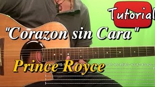 Corazon sin Cara  Prince Royce  Bachata TutorialCover Guitarra [upl. by Caines]