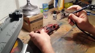 Airbrush modelbouw deel 7 Wash laag aanbrengen tips amp tricks for beginners [upl. by Aniroz689]