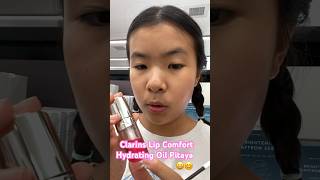 Clarins Lip Comfort Hydrating Oil color Pitaya😀😄 [upl. by Doraj228]