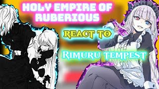 Holy empire of ruberious react to Rimuru plus veldanava  Gacha reaction  part 2 [upl. by Ayirp]