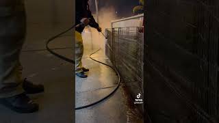 Oven cleaning youtubeshorts ovencleaning fyp subscribe cleanwithme powerwashing cleaning [upl. by Lebana309]