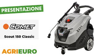 Presentazione dell Idropulitrice ad acqua calda Comet New Scout 150 Classic [upl. by Haas]