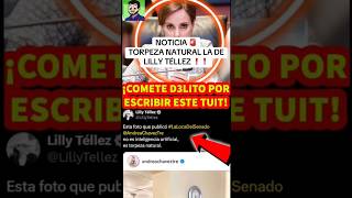 Comete Delito Lilly Téllez‼️JesusDominguez EstadisticaPolitica NotitopsMx BenditasRedesSociales [upl. by Nassir]